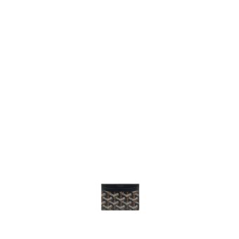 Goyard Saint-Sulpice Card Wallet Goyardine Canvas Black