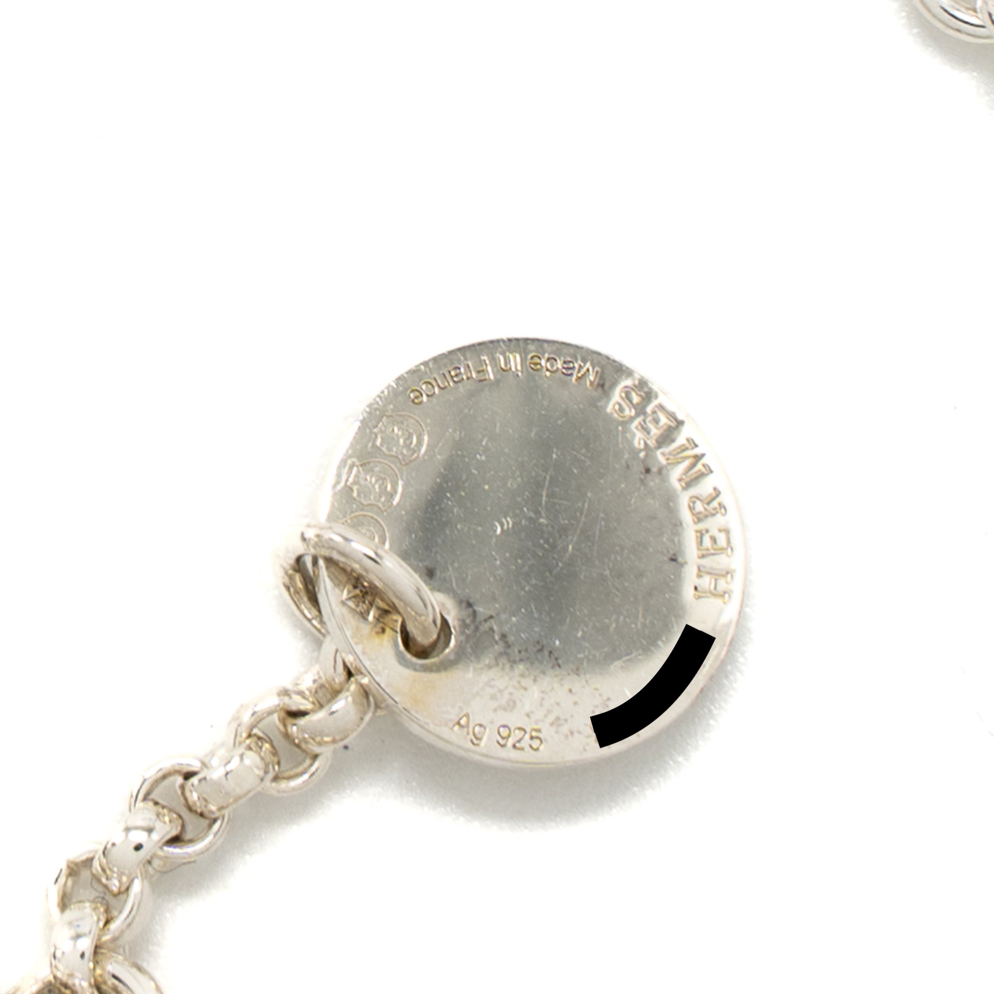 Hermes Sautoir Farandole Long Necklace Silver - Image 5