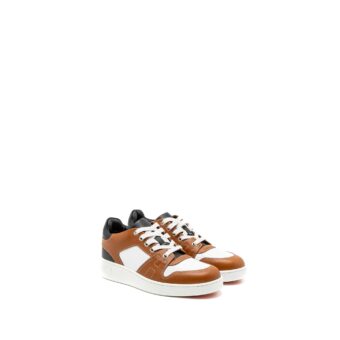 Hermes Size 35 Free Sneaker Calfskin Black/Gold/White SHW