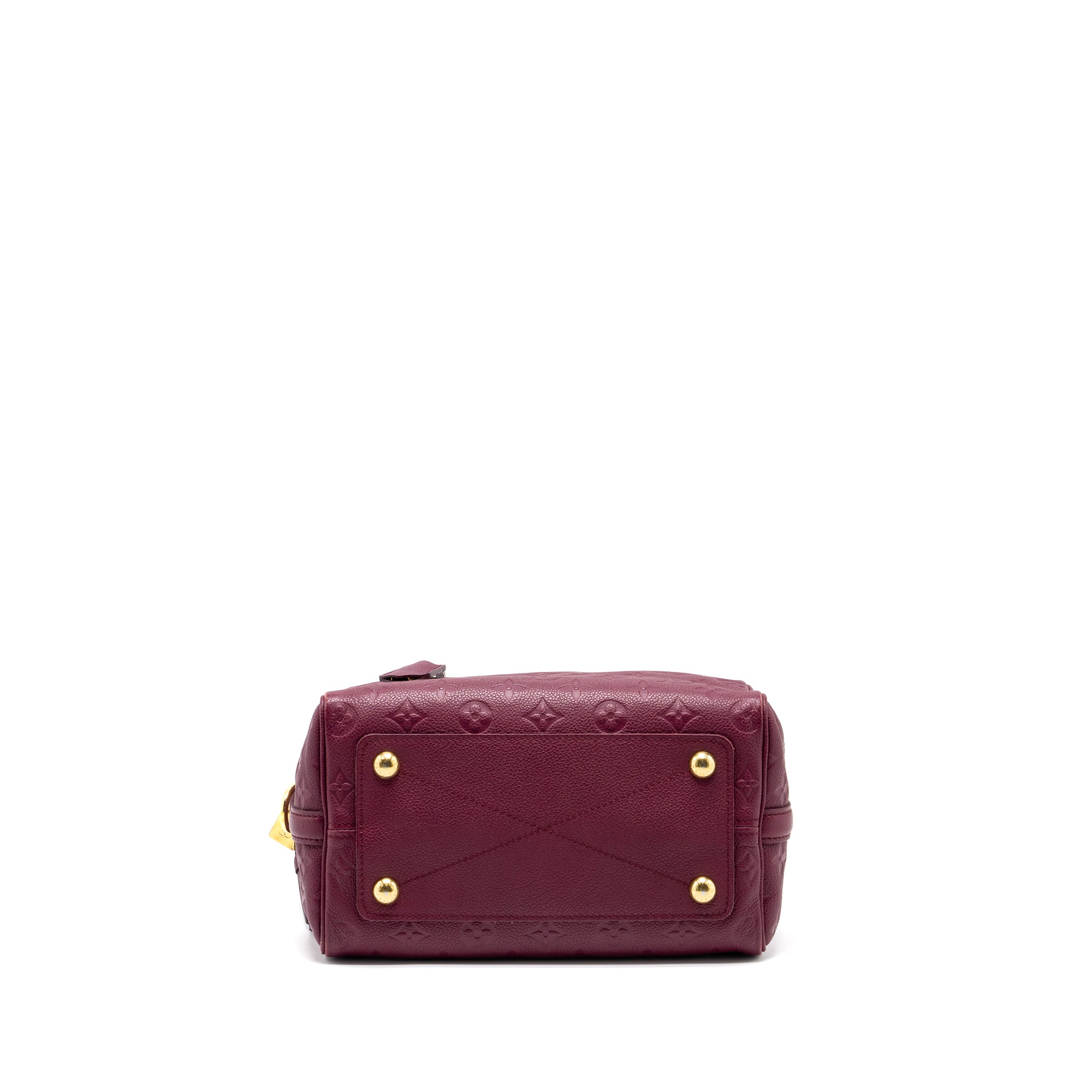 Louis Vuitton Speedy 25 Bandouliere Monogram Empreinte Purple GHW - Image 5