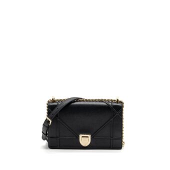 Dior Diorama Bag Calfskin Black LGHW
