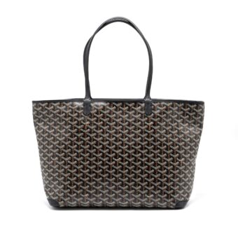 Goyard Artois Tote Goyardine Canvas Black SHW