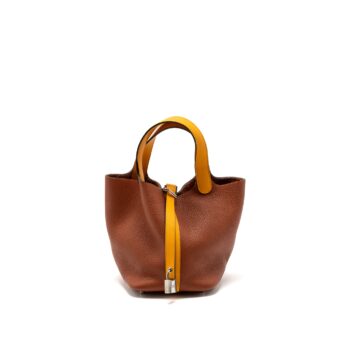 Hermes Picotin 18 Lock Bag Clemence Multicolour SHW Stamp X