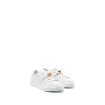 Hermes Size 35 Day Sneakers Calfskin White RGHW