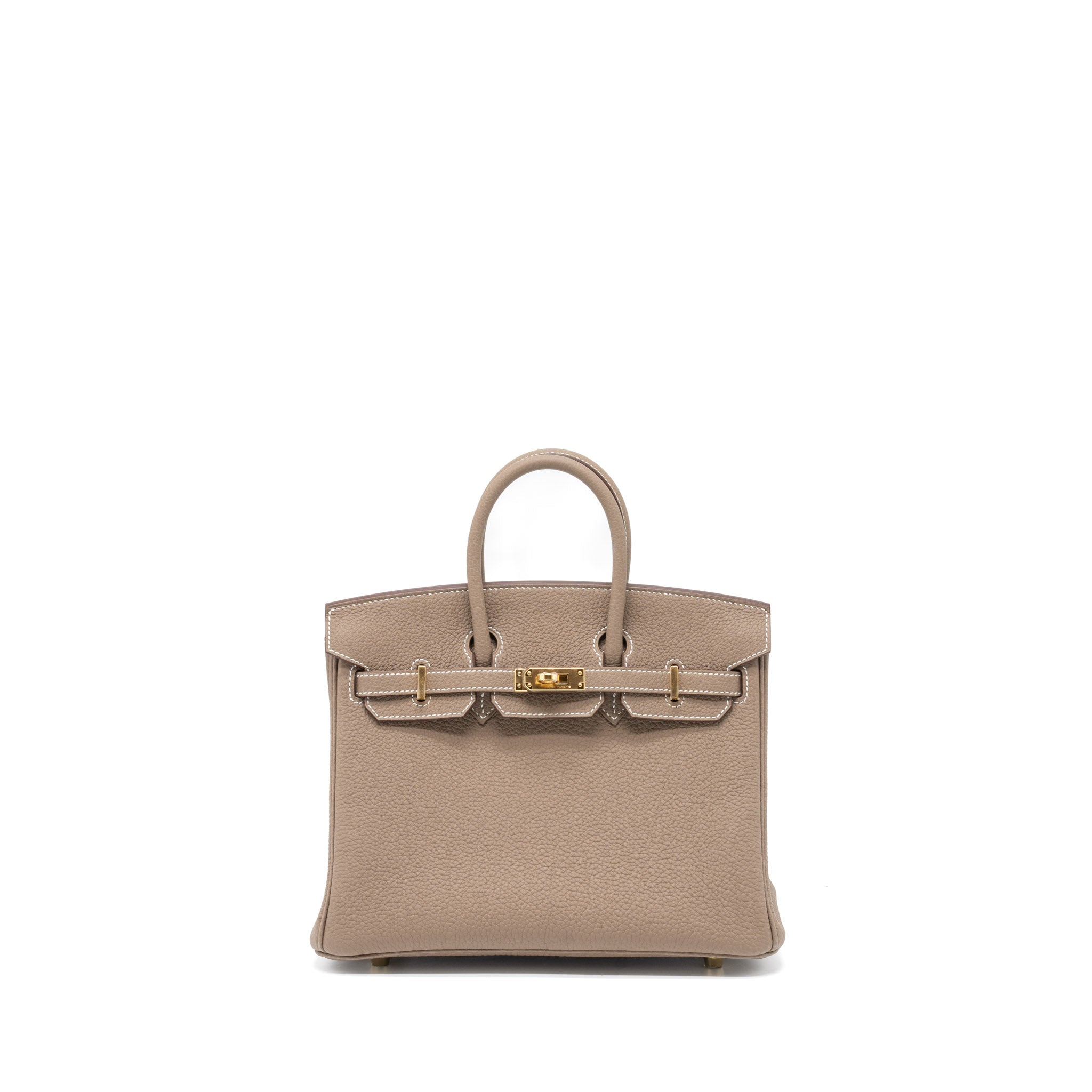 Hermes Birkin 25 Togo Etoupe GHW Stamp U