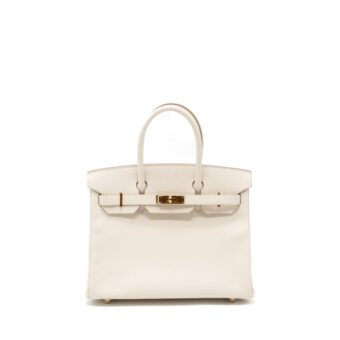 Hermes Birkin 30 Epsom Craie GHW Stamp A