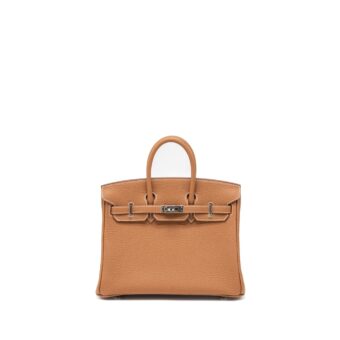 Hermes Birkin 25 Togo Gold SHW Stamp Z