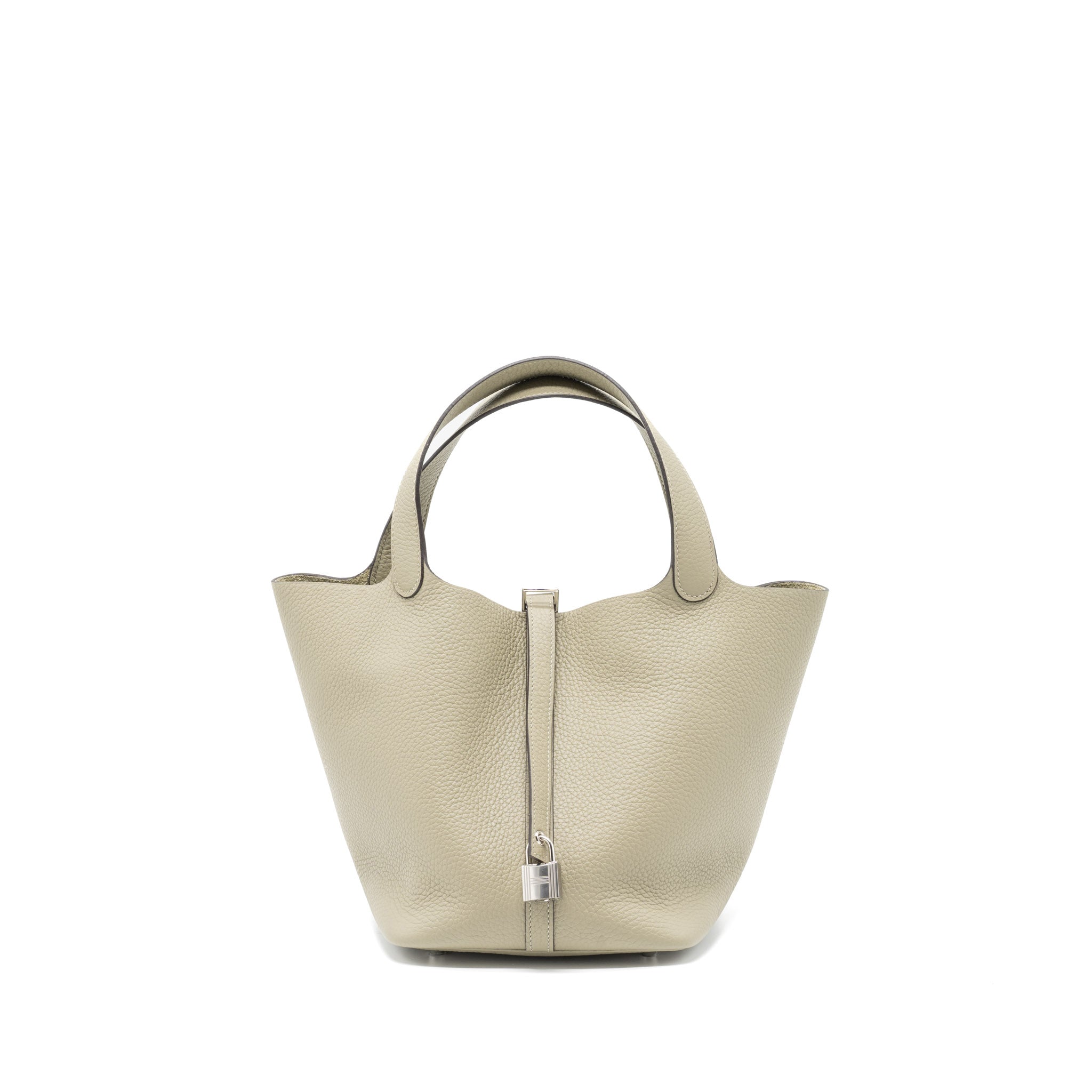 Hermes Picotin 22 Lock Bag Clemence Sauge SHW Stamp U