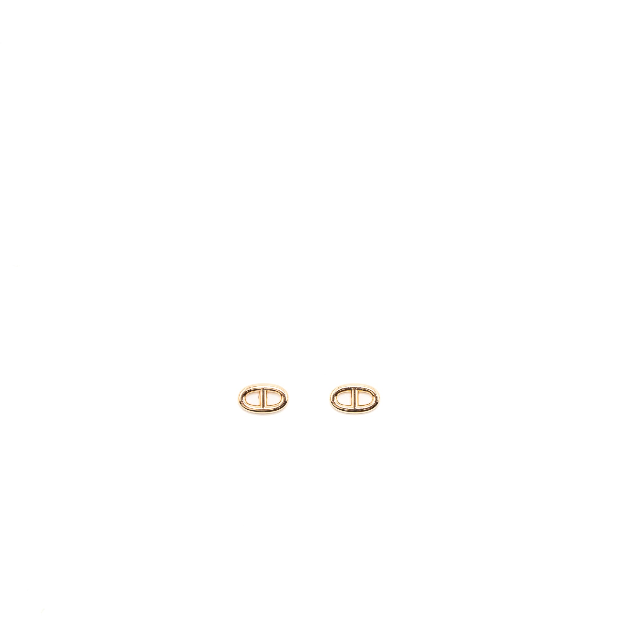 Hermes Farandole Earrings, Very Small Model Rose Gold