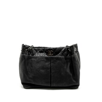 Chanel Tote Bag Calfskin Black SHW
