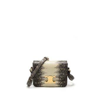 Celine Teen Triomphe Bag Lizard Natural Colour GHW