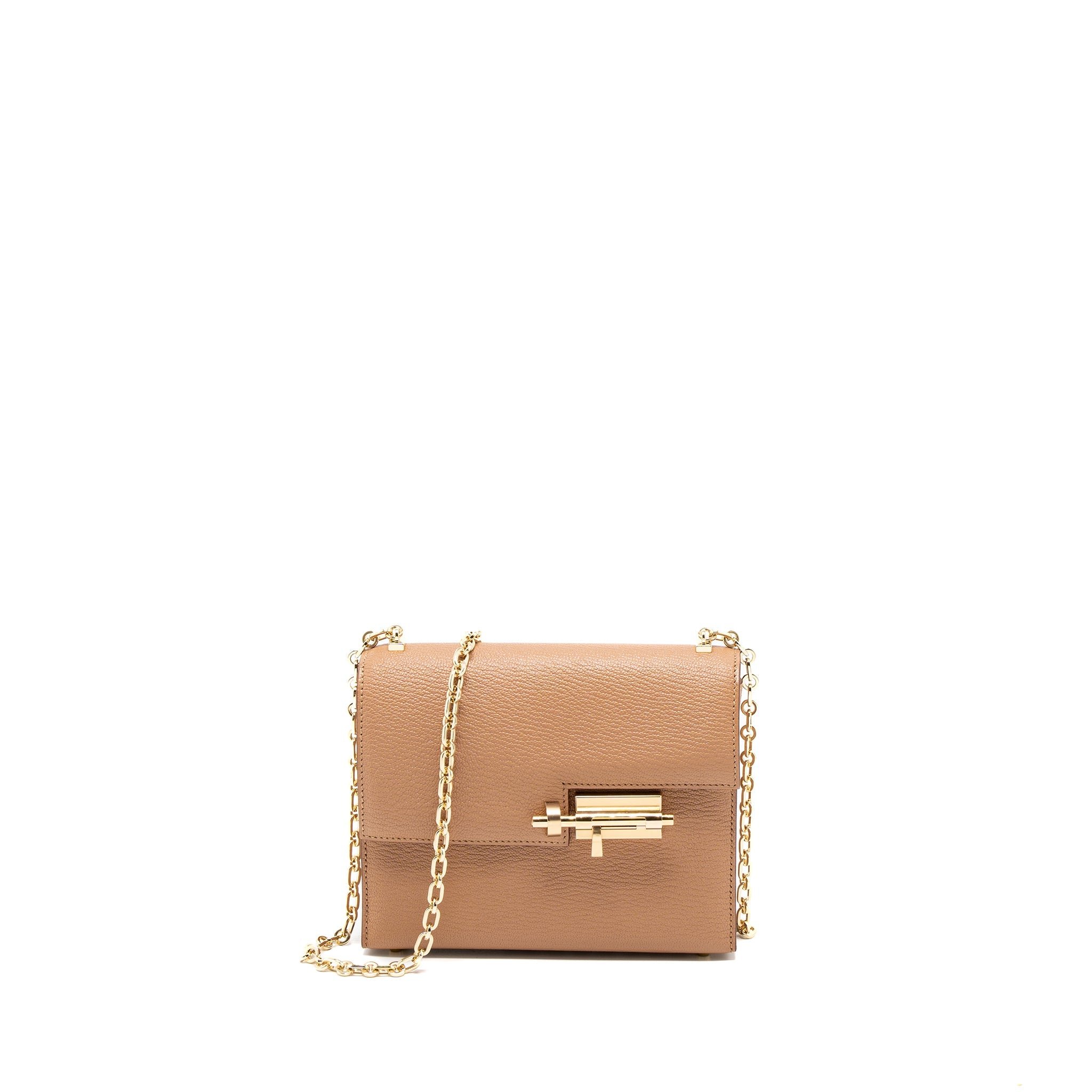 Hermes Mini Verrou Chevre Mysore 2J Quebracho LGHW Stamp U