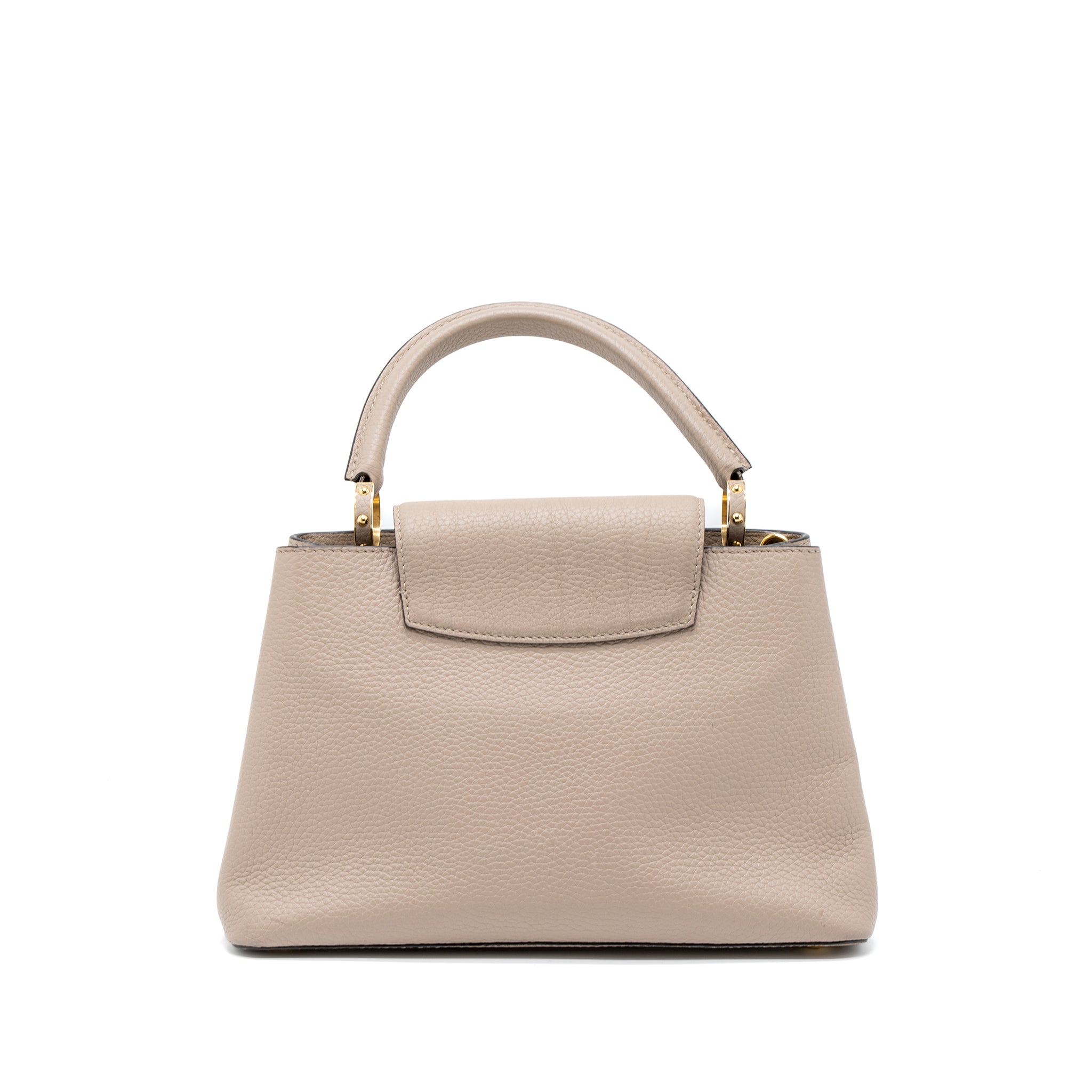 Louis Vuitton Capucines MM Taurillon Light Grey GHW - Image 2