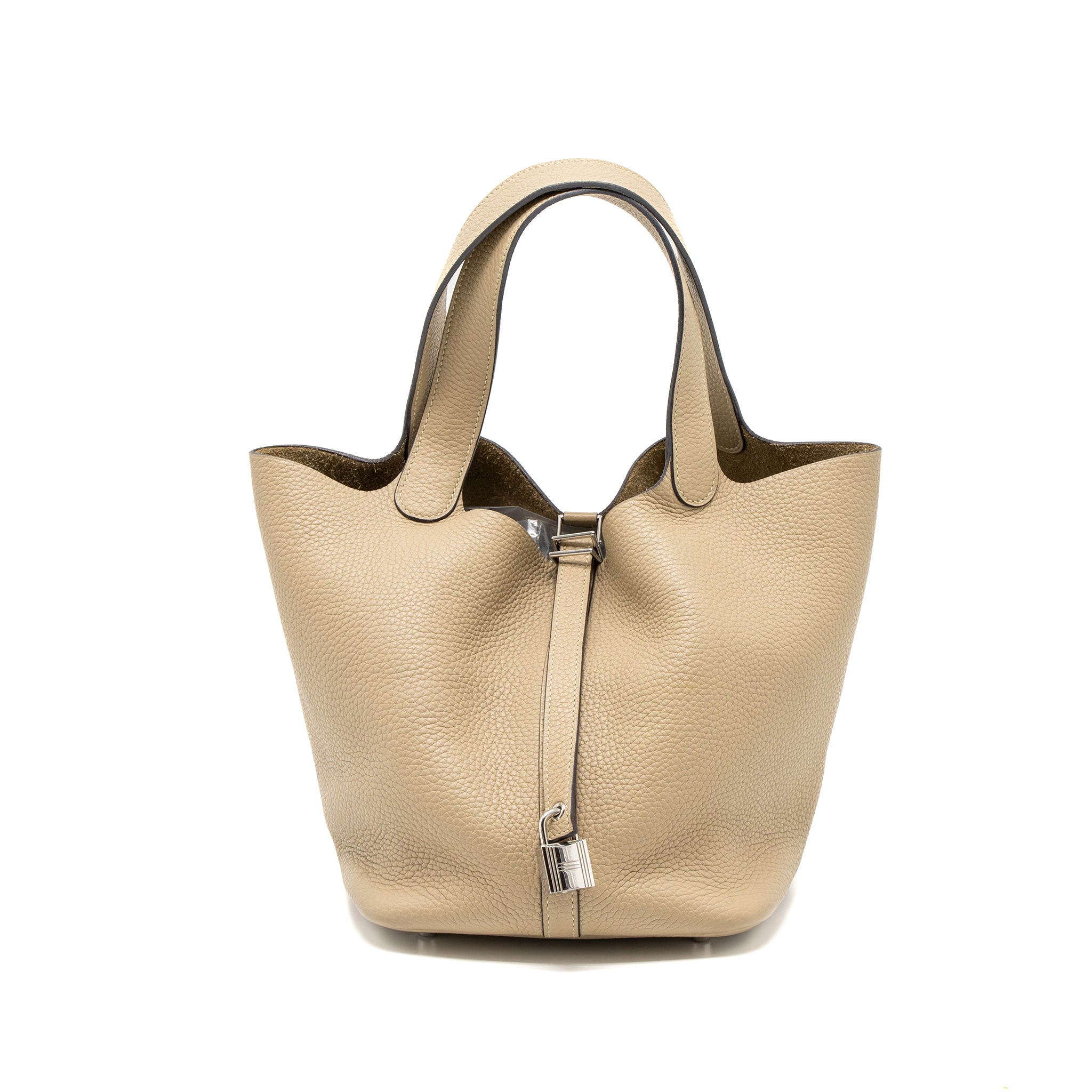 Hermes Picotin 22 Lock Bag Clemence Trench SHW Stamp X