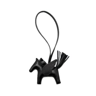 Hermes Rodeo Pegase PM Bag Charm So Black Stamp B