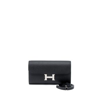 Hermes Constance to Go Epsom Black SHW Stamp B
