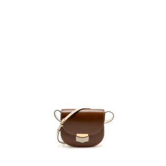 Celine Small Trotteur Bag Calfskin Brown/Multicolour GHW