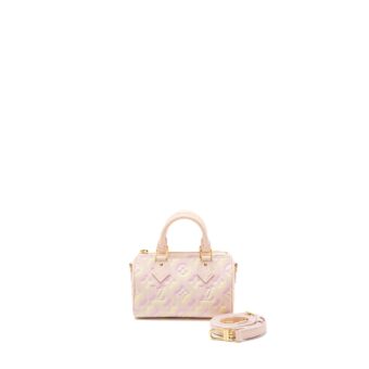 Louis Vuitton Nano Speedy Monogram Empreinte Pink/Multicolour GHW (New Version)