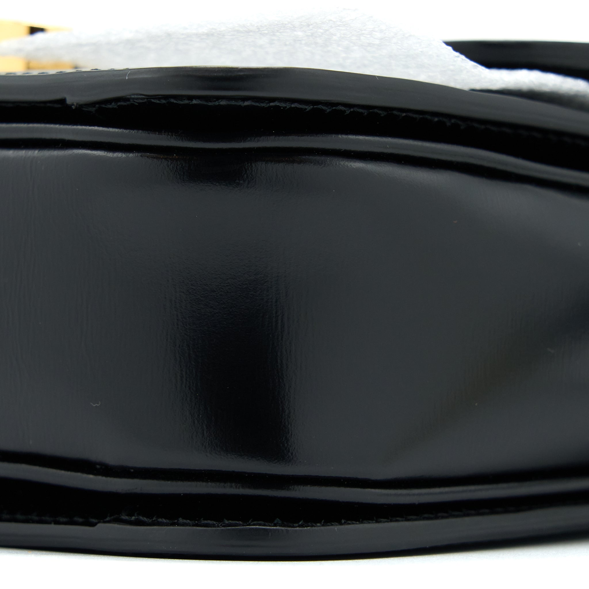 Celine Teen Triomphe Shoulder Bag Calfskin Black GHW - Image 7