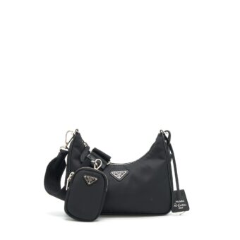 Prada Reedition 2005 Re Nylon Bag Black SHW(Chain Handle Missing)