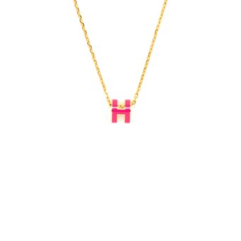Hermes Mini Pop H Pendant S7 Rose Extreme GHW