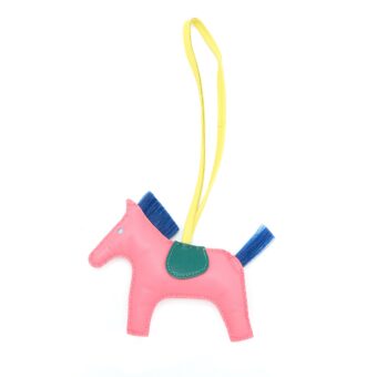 Hermes Rodeo MM Bag Charm Horsehair Multicolour