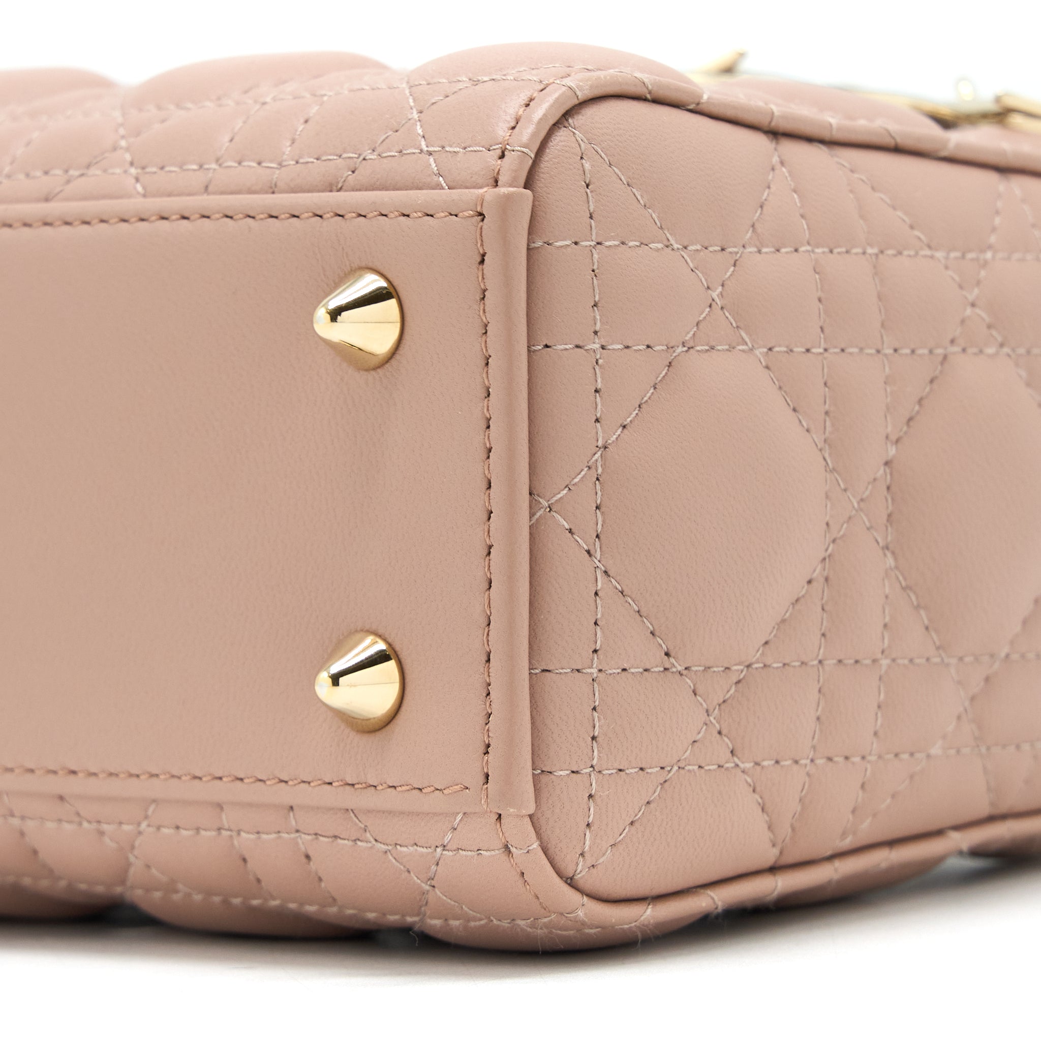 Dior Small Lady Dior My ABCDior Bag Lambskin Pink LGHW - Image 13
