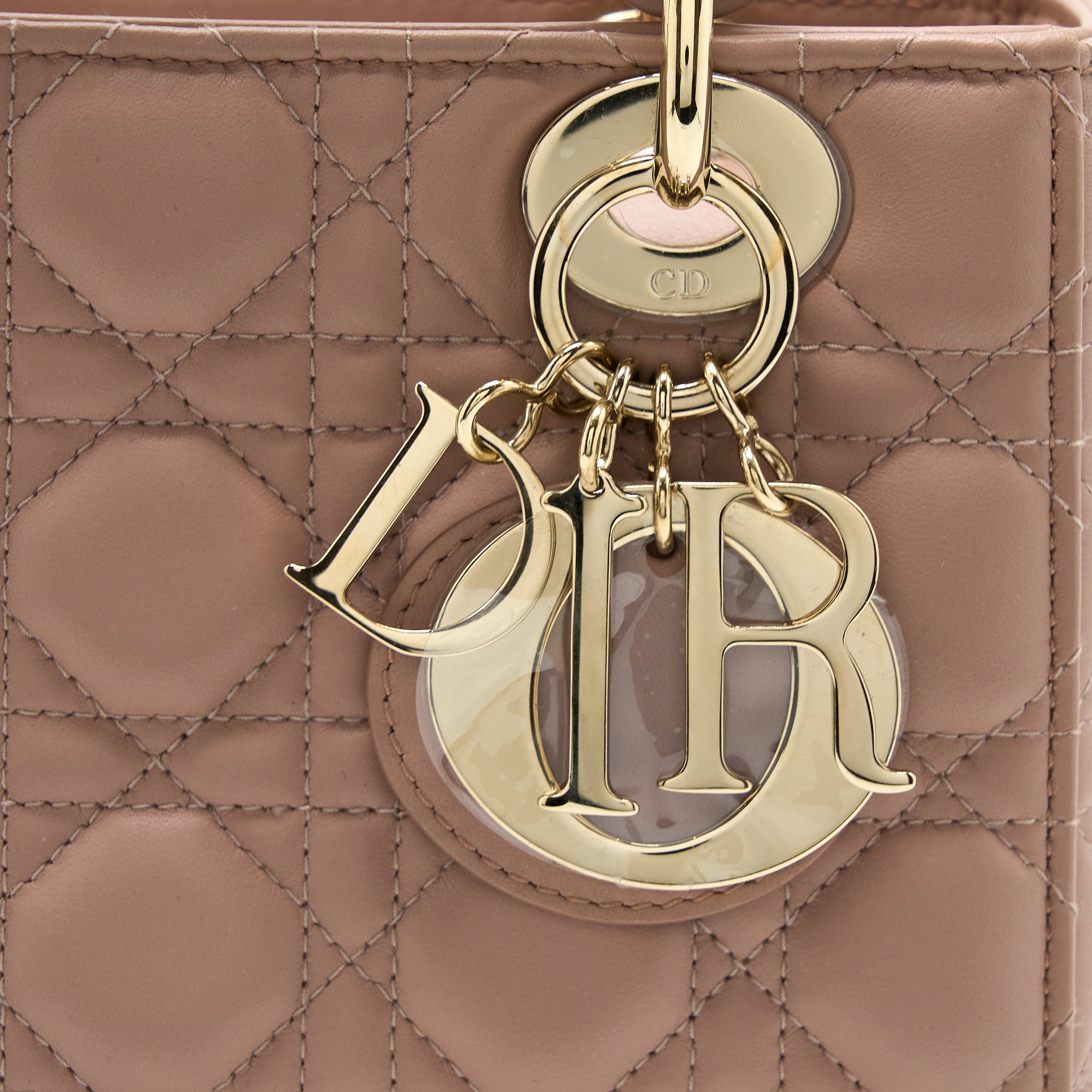 Dior Small Lady Dior My ABCDior Bag Lambskin Pink LGHW - Image 7