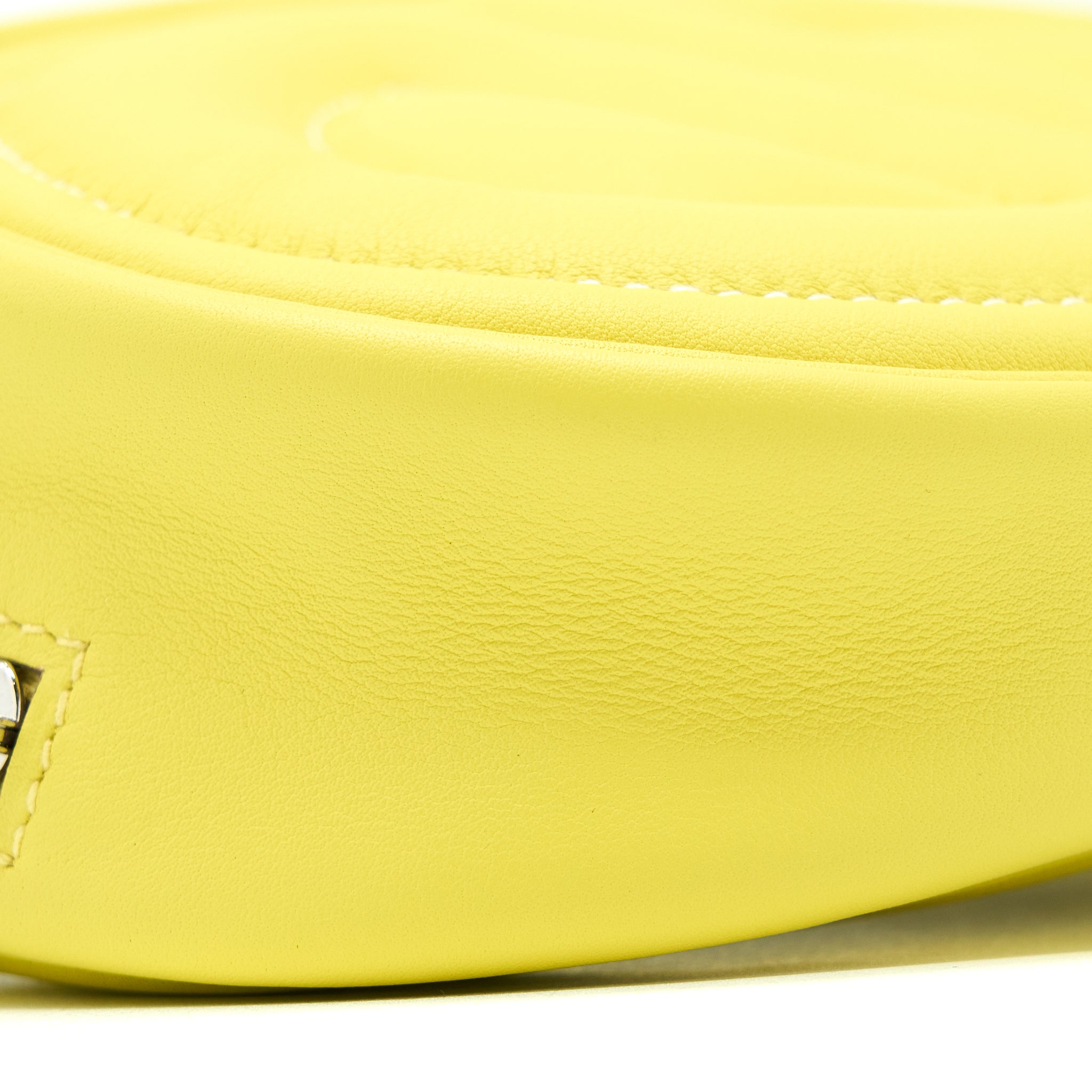 Hermes In The Loop Belt Bag Swift Lime/Sesame SHW Stamp U - Image 8