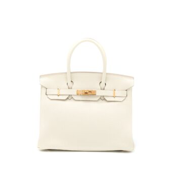 Hermes Birkin 30 Togo Craie RGHW Stamp Y