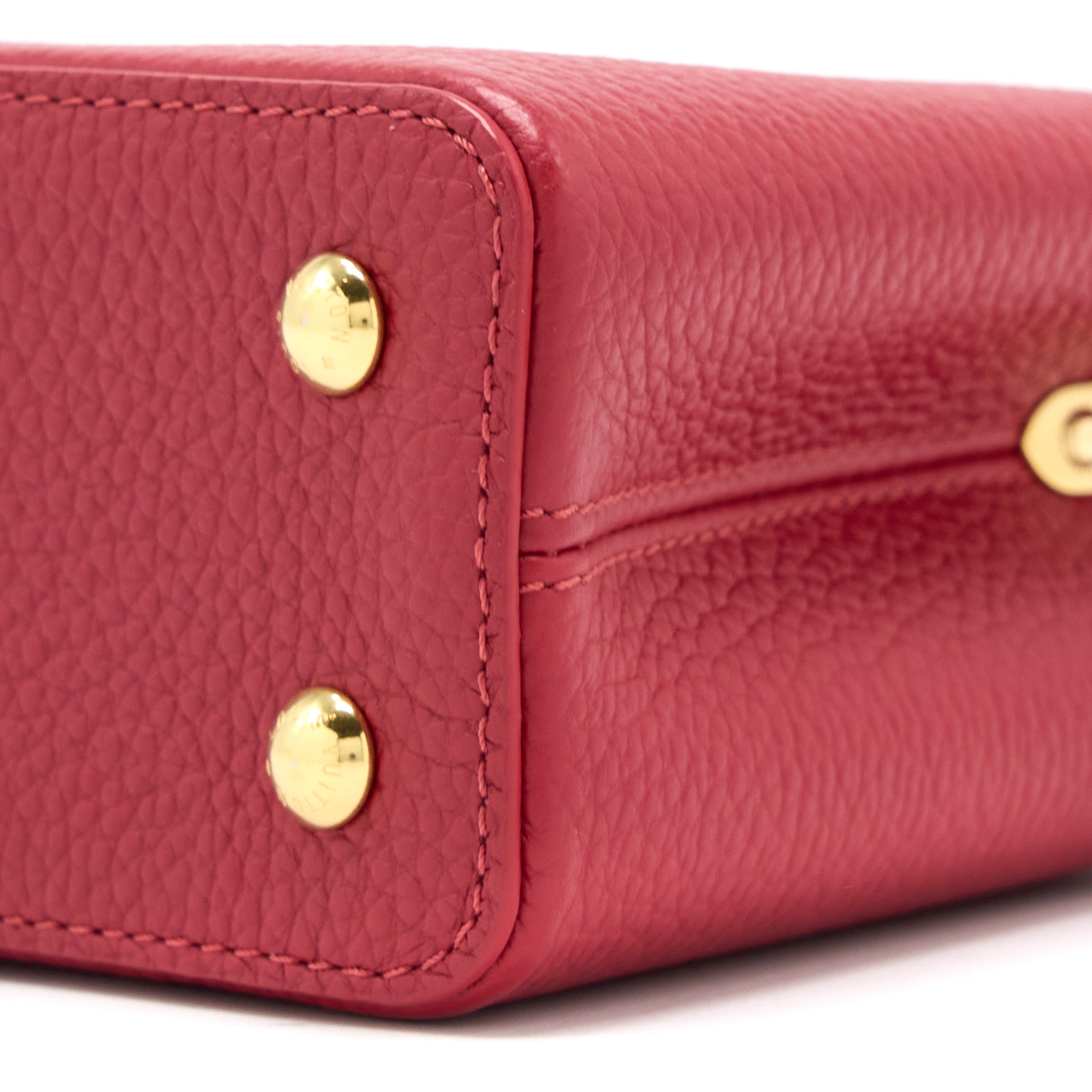 Louis Vuitton Capucines Mini Taurillon Scarlet GHW (New Version) - Image 10