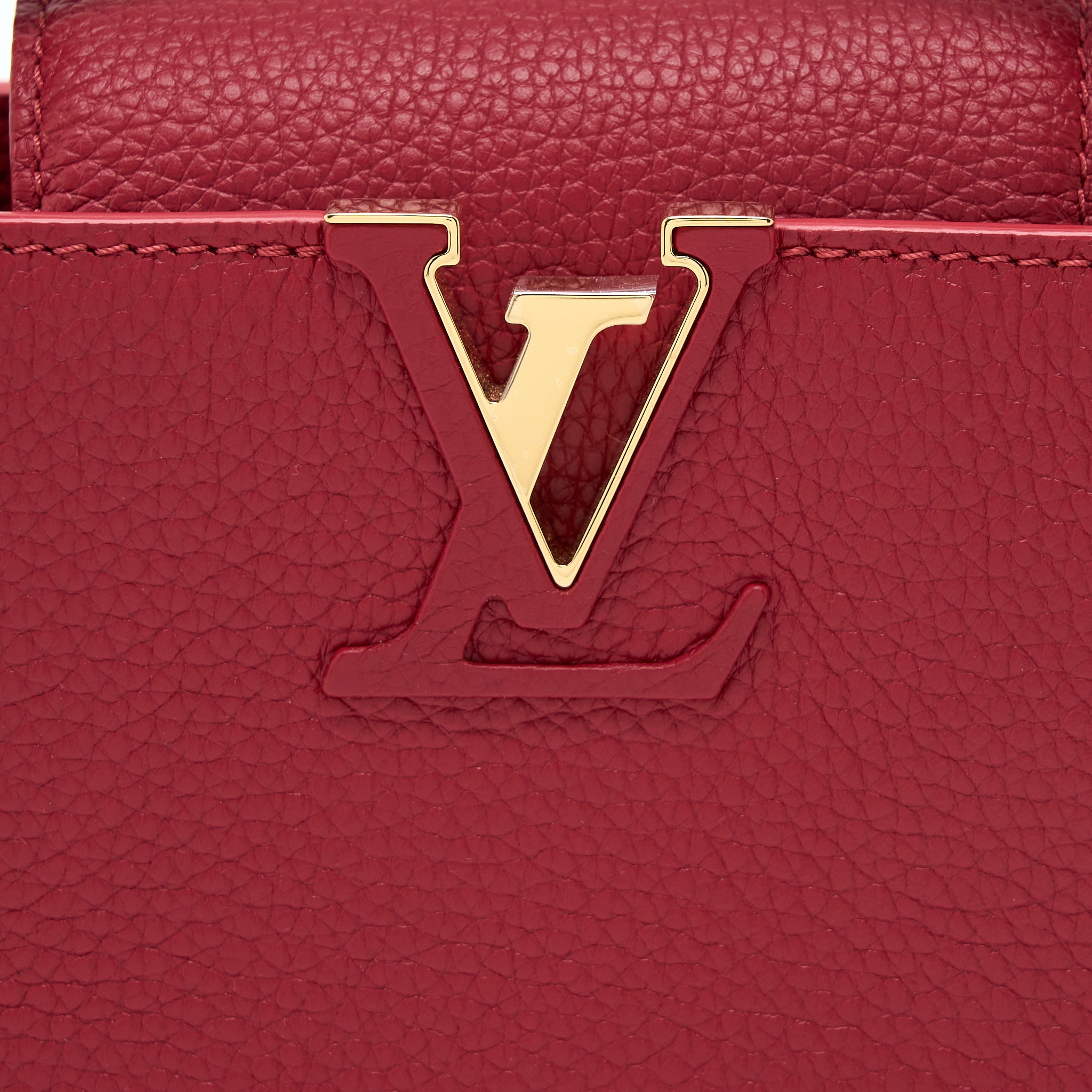 Louis Vuitton Capucines Mini Taurillon Scarlet GHW (New Version) - Image 7