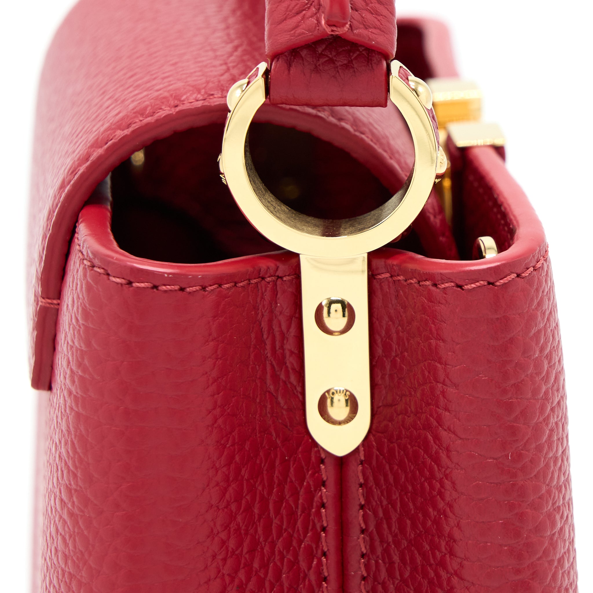 Louis Vuitton Capucines Mini Taurillon Scarlet GHW (New Version) - Image 8