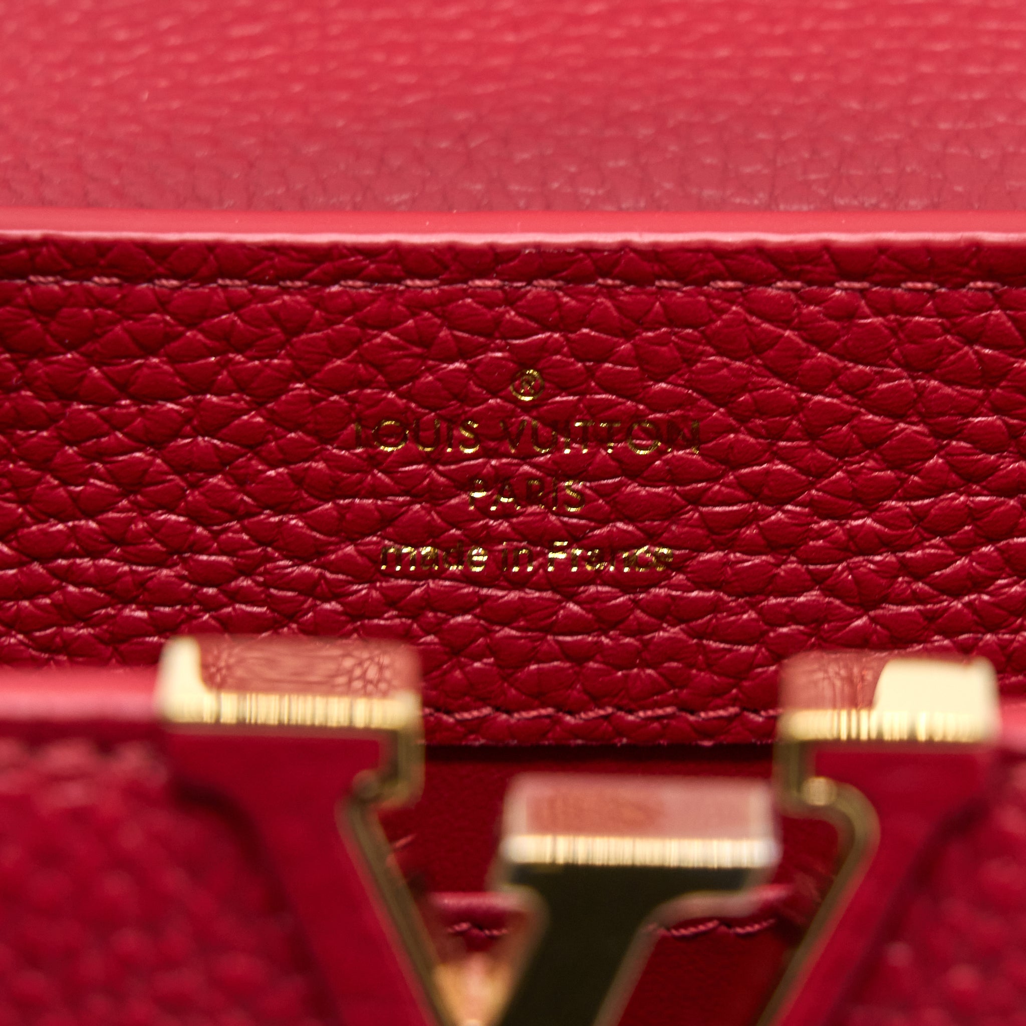 Louis Vuitton Capucines Mini Taurillon Scarlet GHW (New Version) - Image 12