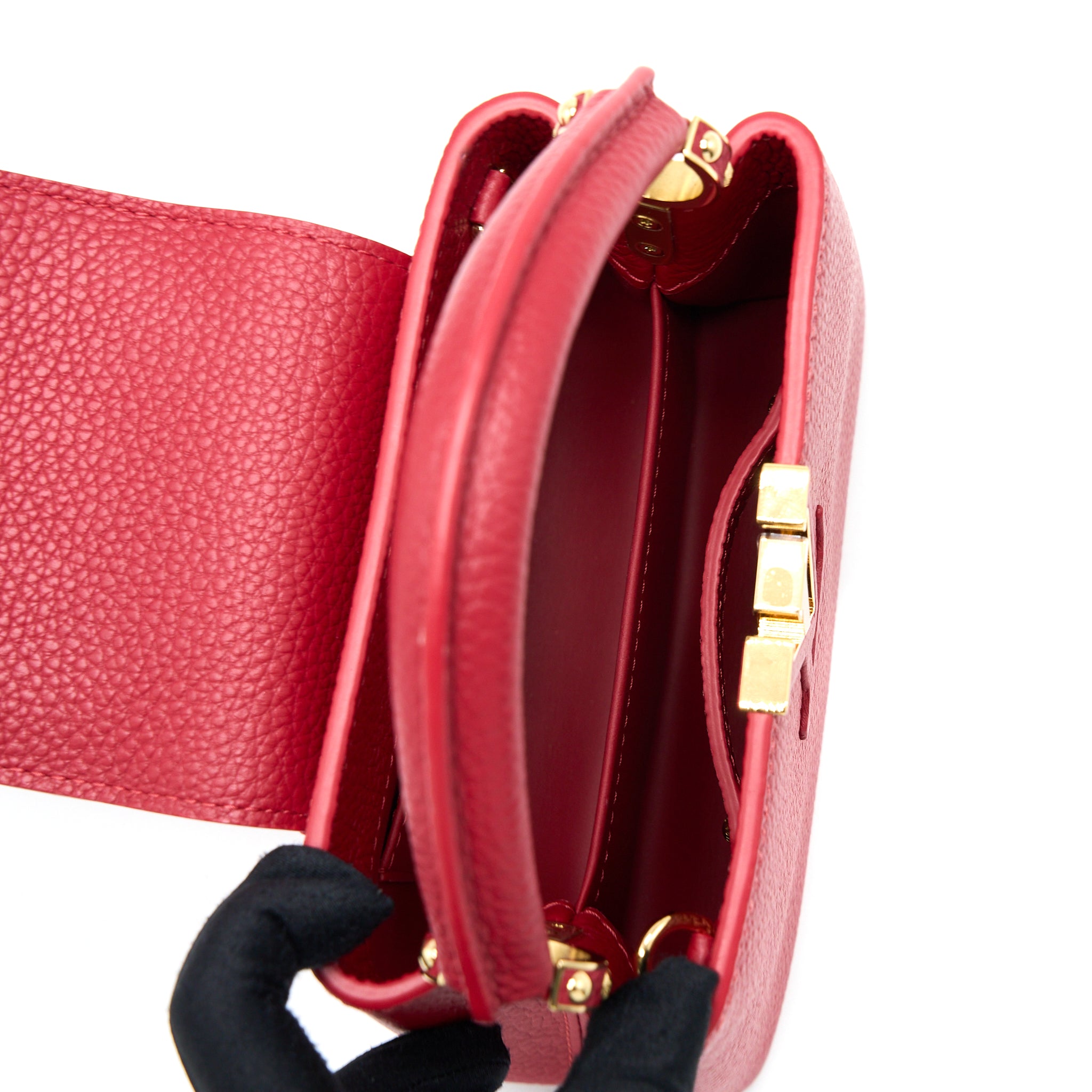 Louis Vuitton Capucines Mini Taurillon Scarlet GHW (New Version) - Image 6