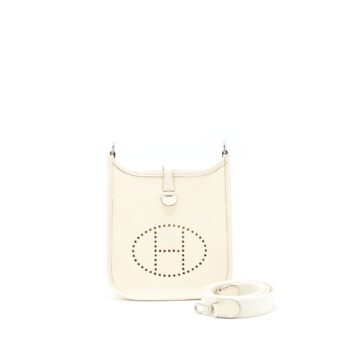 Hermes Mini Evelyne Nata SHW
