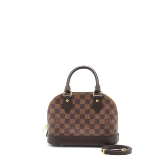 Louis Vuitton Alma BB Damier Ebene GHW (New Version)