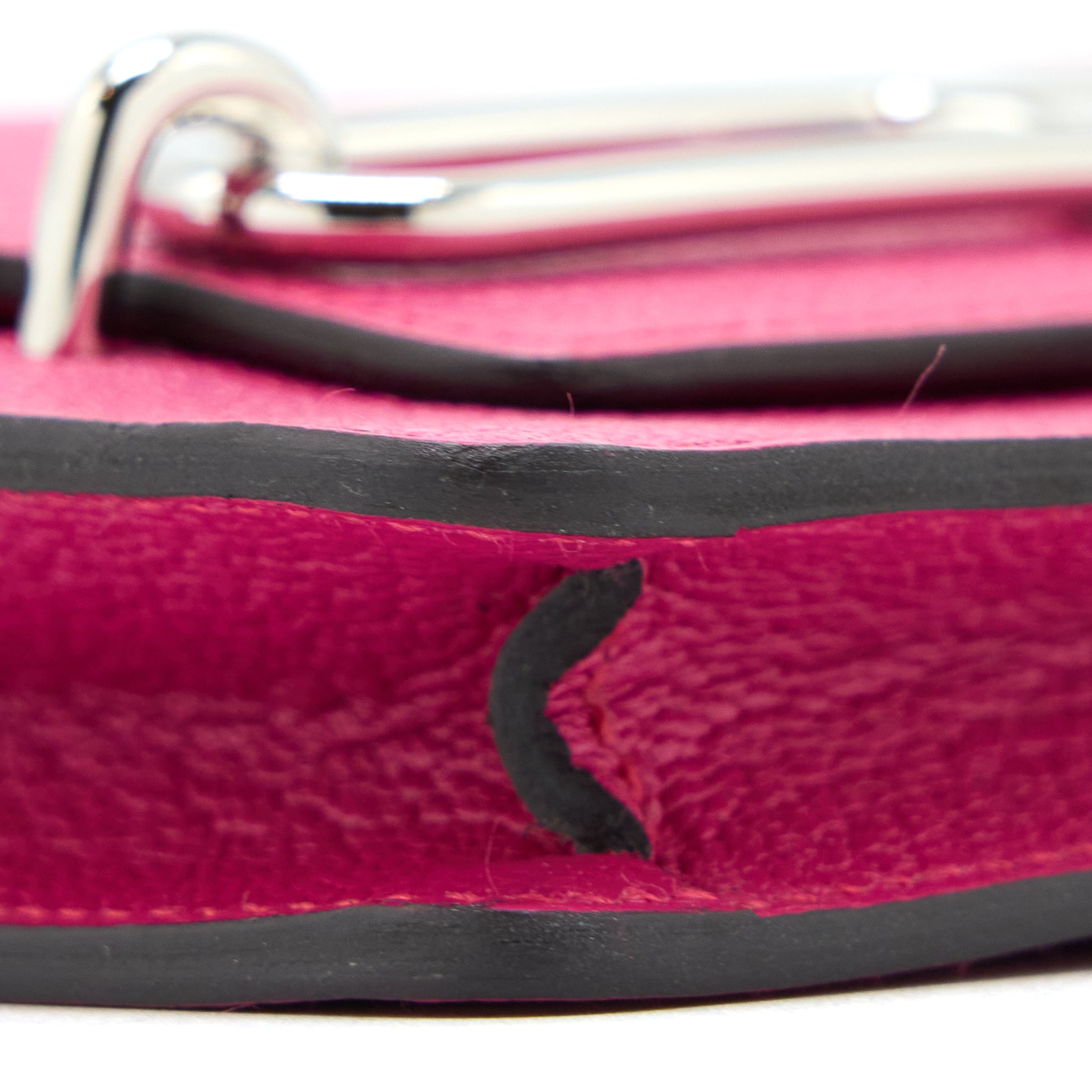 Hermes Roulis Slim Chèvre Mysore 5R Rose Shocking SHW Stamp Z - Image 7