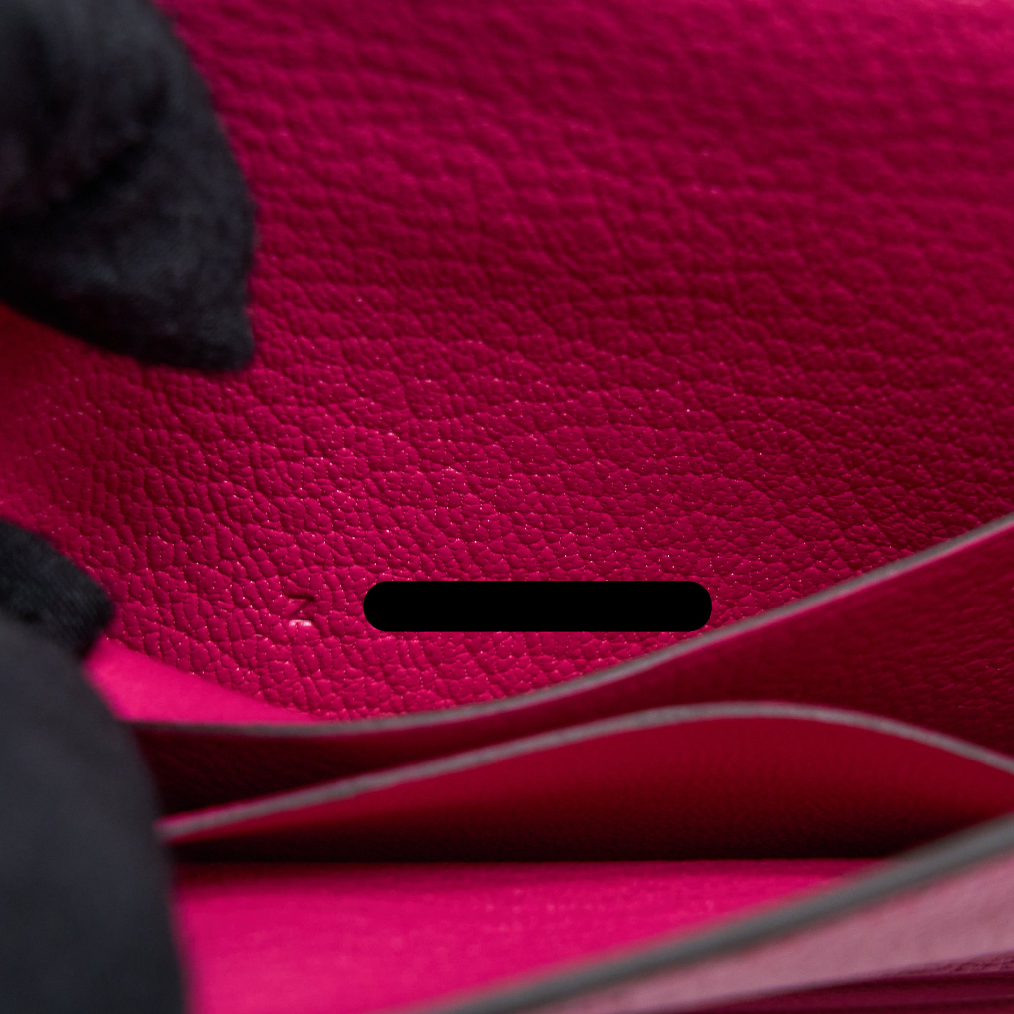 Hermes Roulis Slim Chèvre Mysore 5R Rose Shocking SHW Stamp Z - Image 9