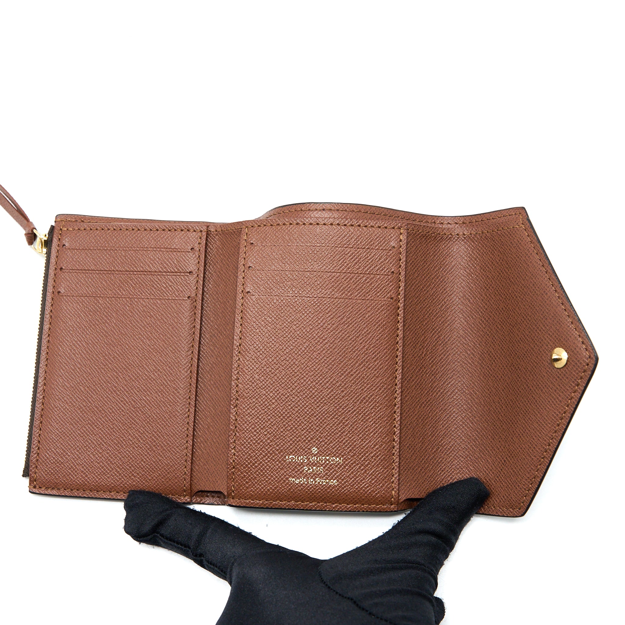 Louis Vuitton Victorine Wallet Monogram Canvas GHW - Image 9