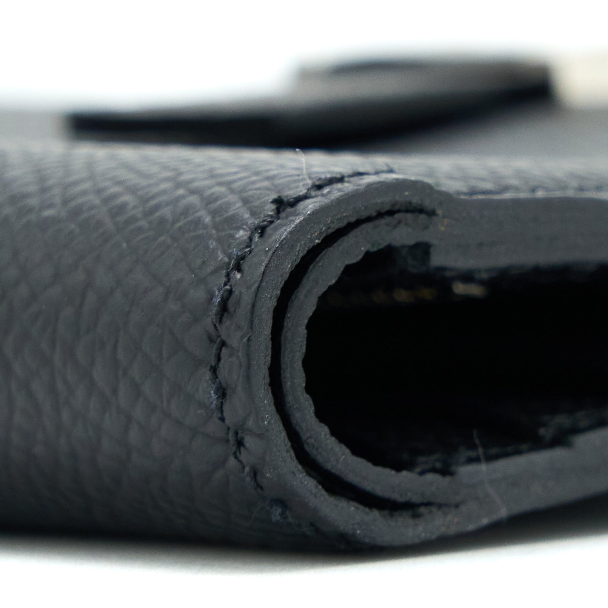 Hermes Bearn Compact Wallet Epsom Black SHW Stamp Y - Image 6