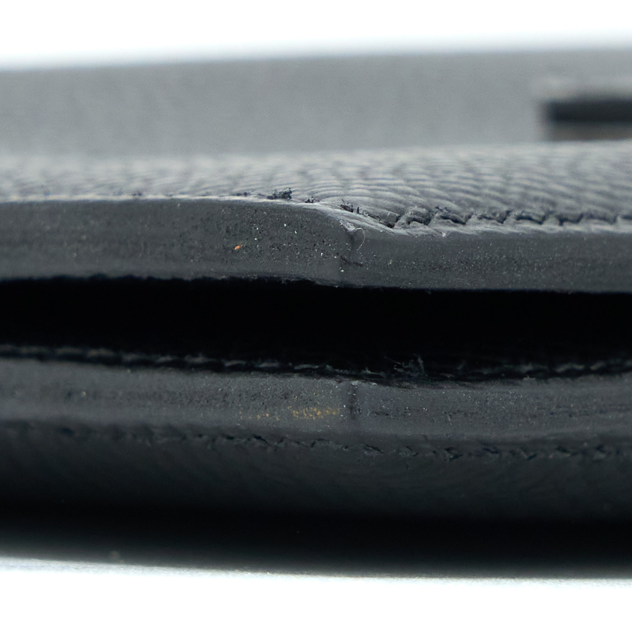 Hermes Bearn Compact Wallet Epsom Black SHW Stamp Y - Image 9