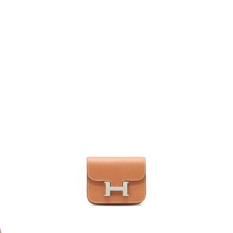 Hermes Constance Slim Evercolour Gold With SHW Stamp Z