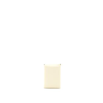 Hermes Calvi Duo Epsom Nata/Jaune Poussin SHW Stamp Z