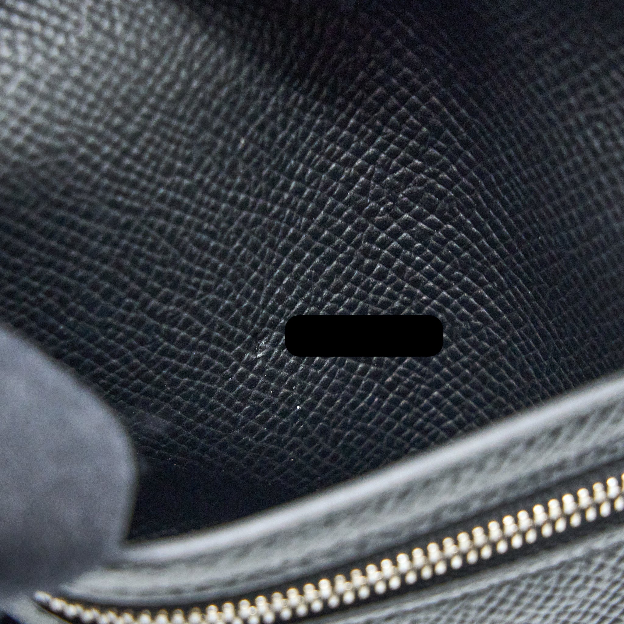 Hermes Bearn Compact Wallet Epsom Black SHW Stamp Y - Image 12
