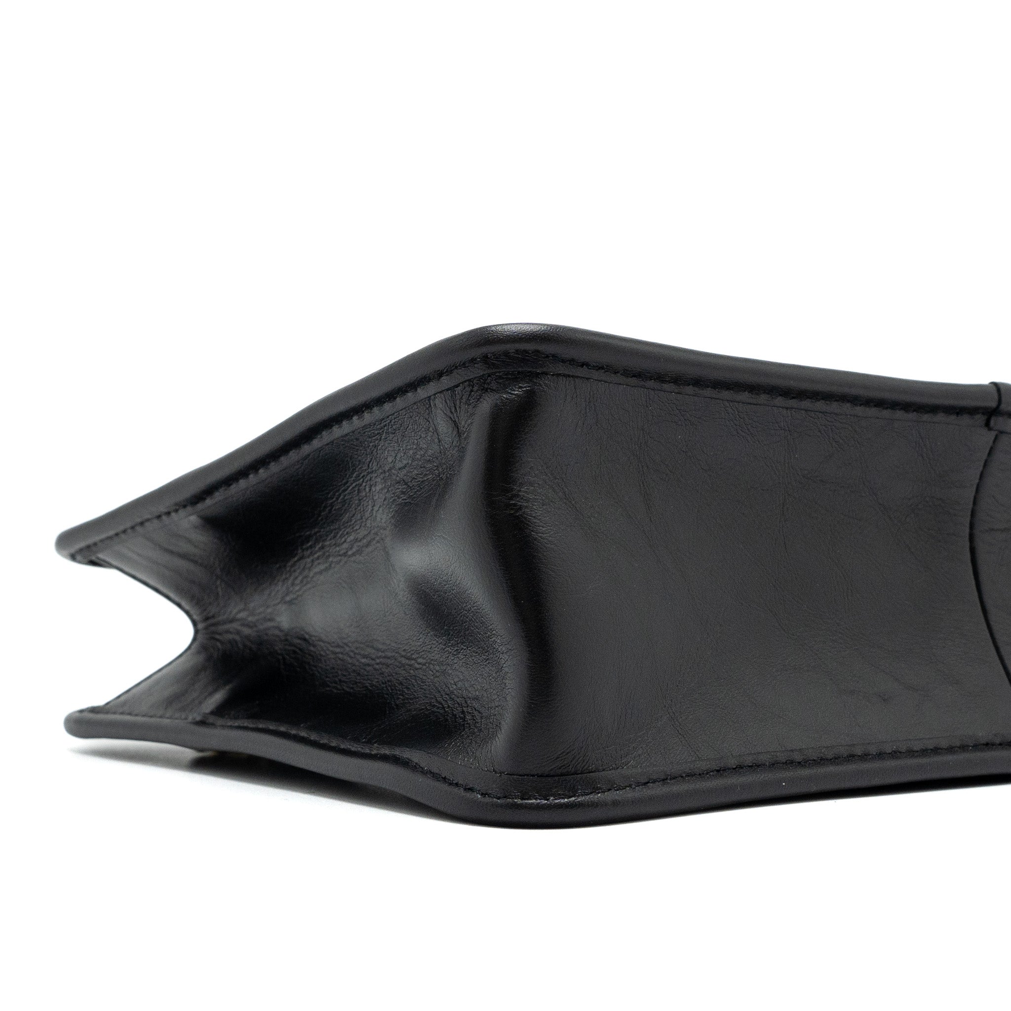 Chanel 23S Clutch Bag with Chain Calfskin Black Brushed GHW (Microchip) - Image 10
