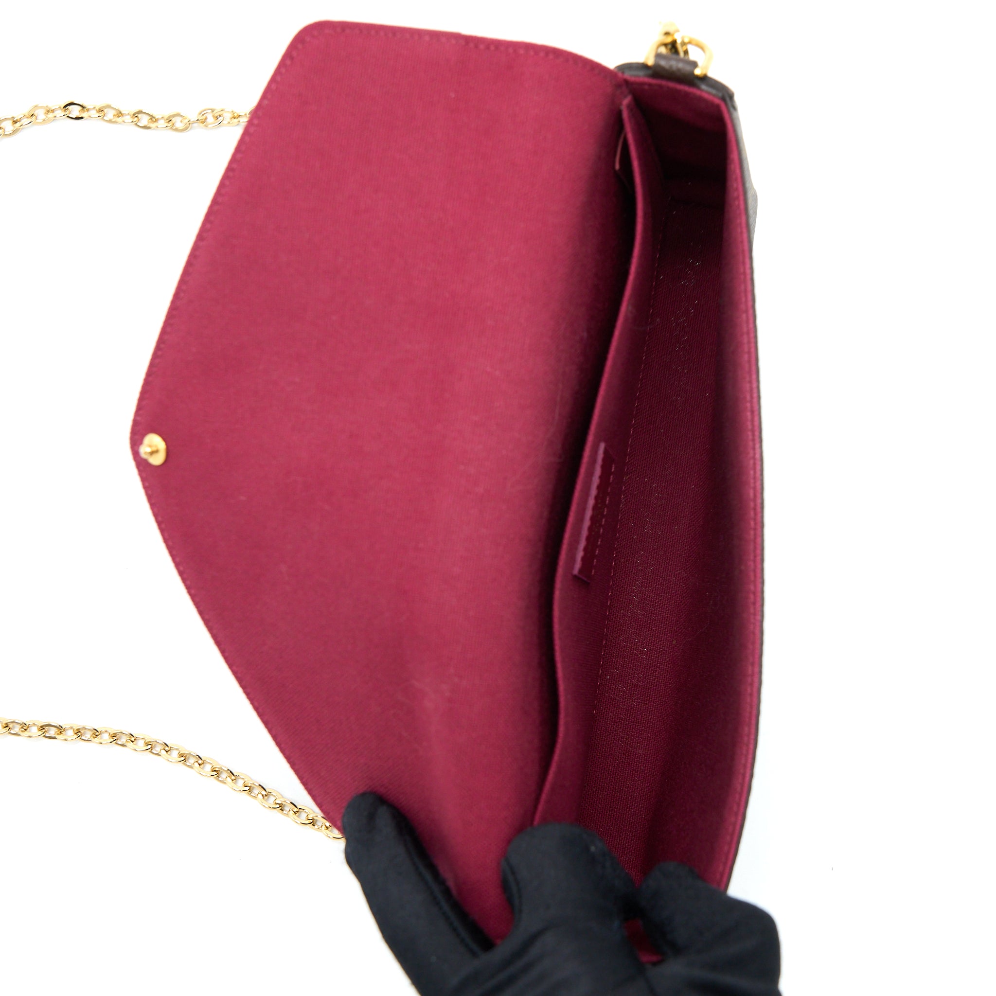Louis Vuitton Felicie Pochette Monogram Canvas GHW - Image 5