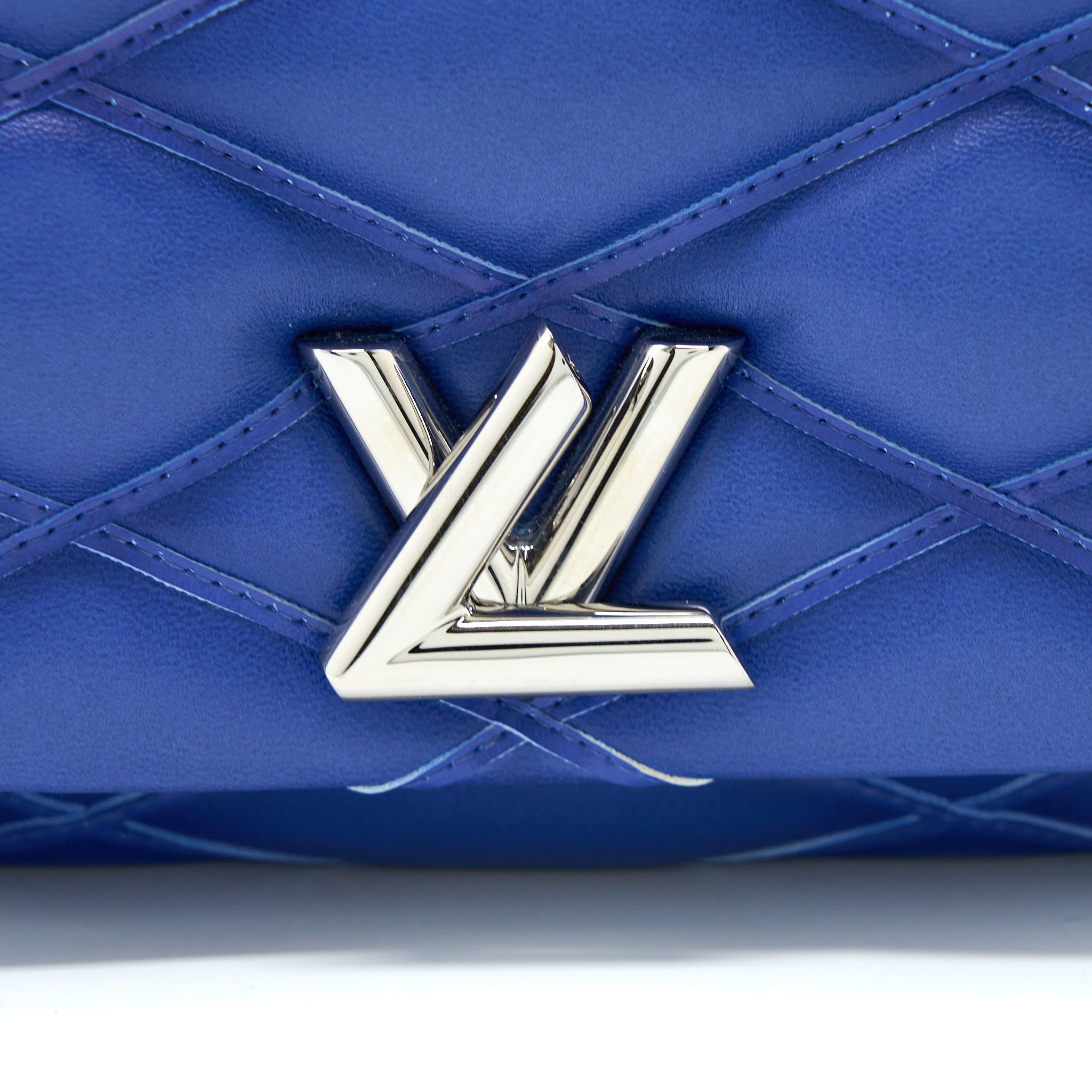Louis Vuitton Go-14 Malletage PM Lambskin Blue SHW - Image 7