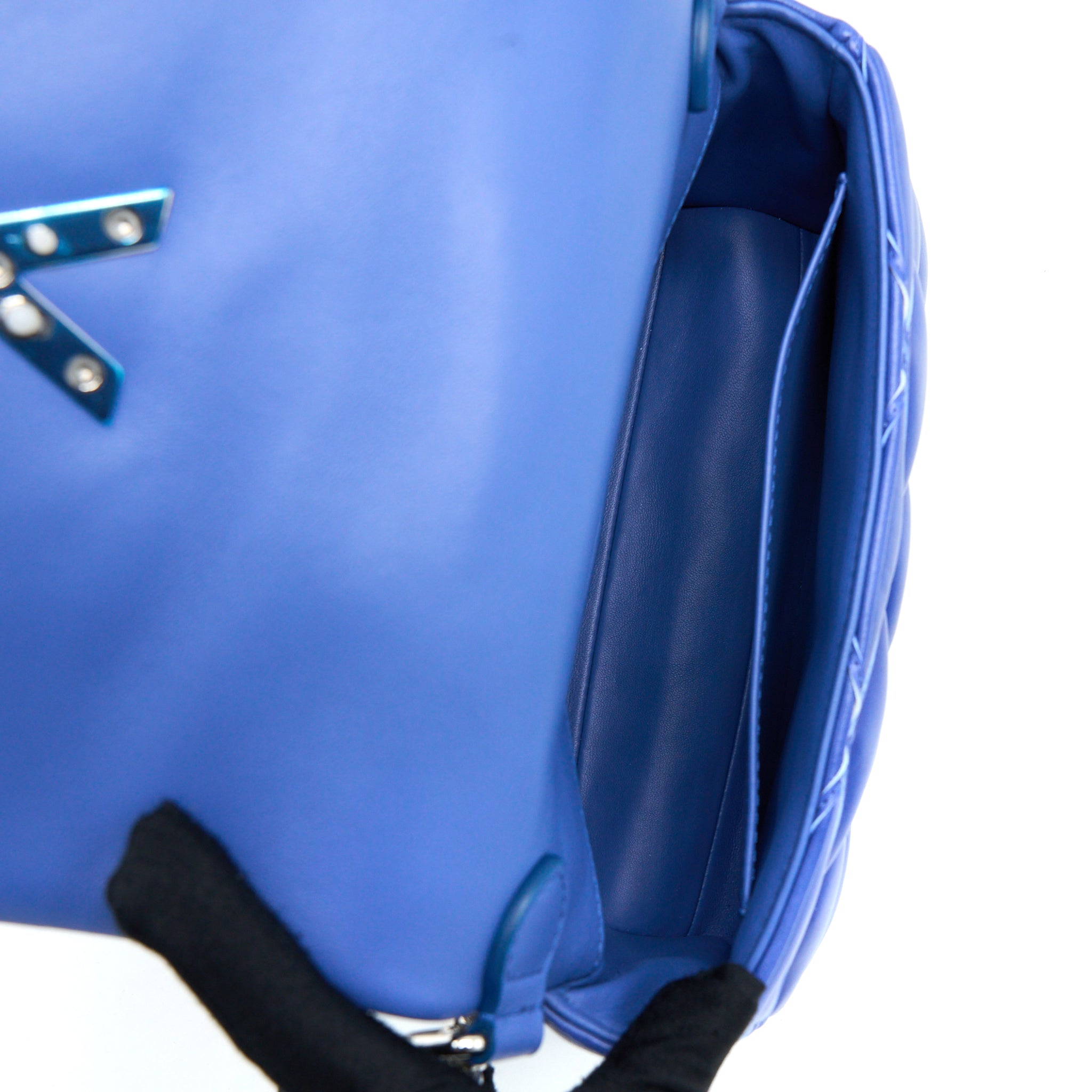 Louis Vuitton Go-14 Malletage PM Lambskin Blue SHW - Image 6