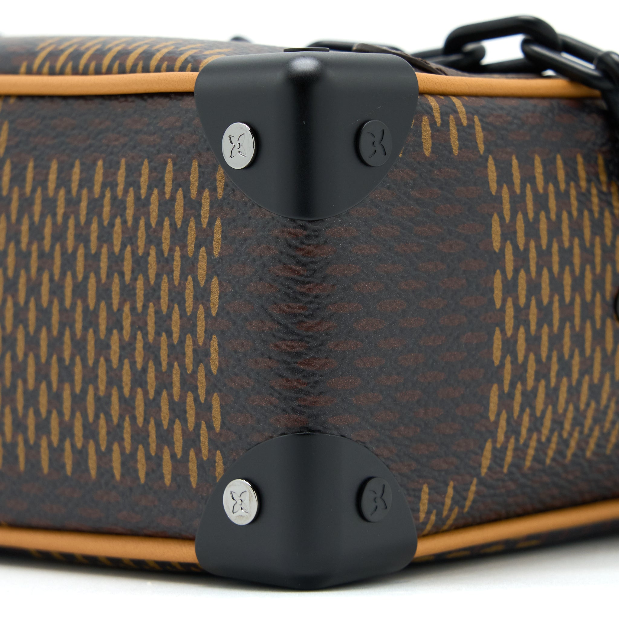 Louis Vuitton X Nigo Mini Soft Trunk Damier Ebene Matte Black Hardware - Image 7